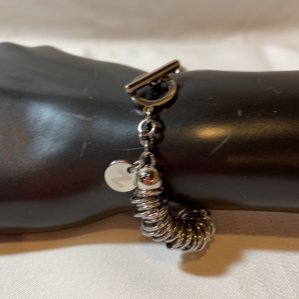 Twisted Wire Loops SS Bracelet